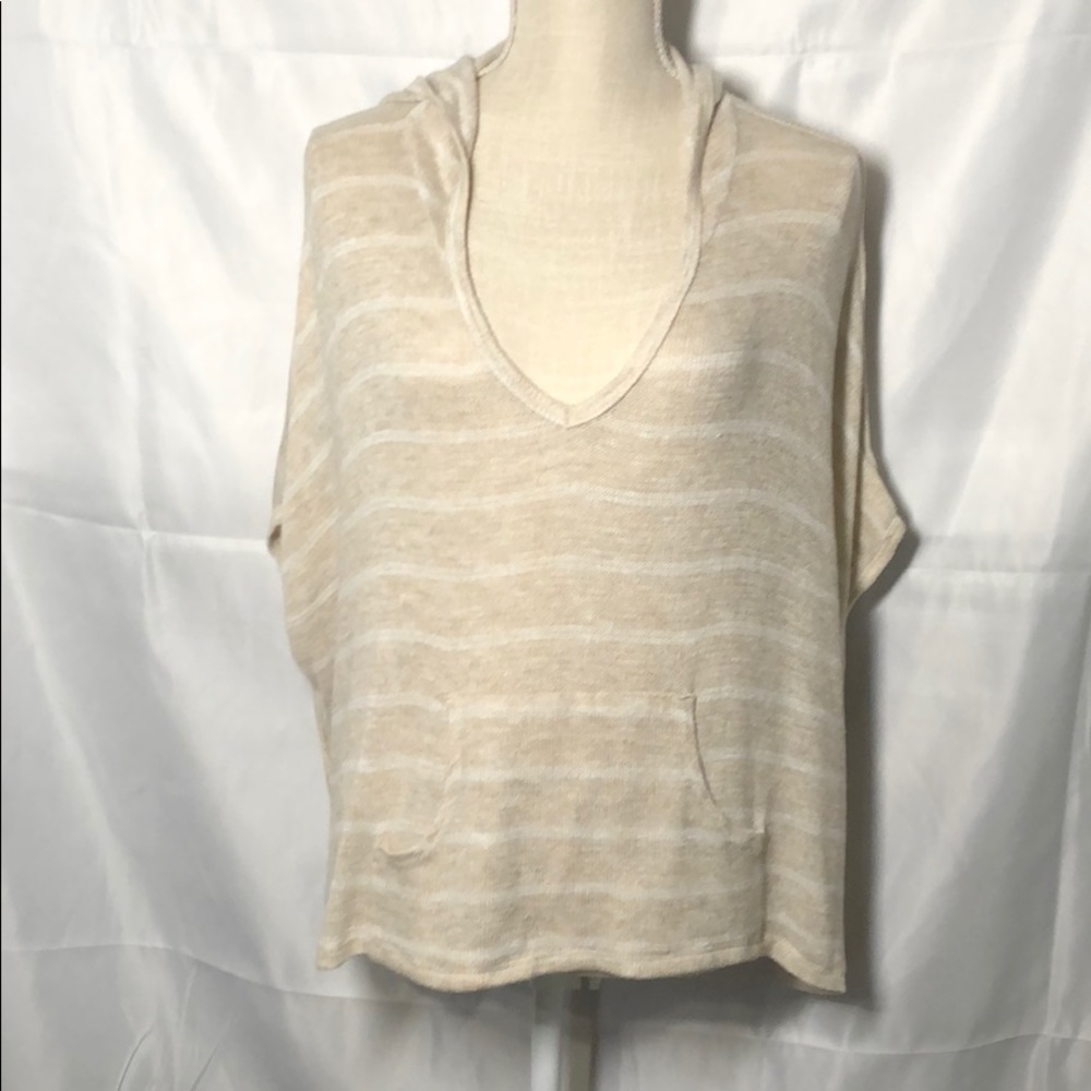 Elan knit hooded top